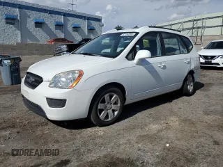 2007 Kia Rondo LX with VIN KNAFG525977081185, listed as a Copart auction lot 62184994 with 111,727 mi miles and Salvage Title. Bid and sale history available at carsss.com. Image 1.