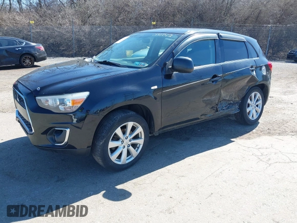 2014 Mitsubishi Outlander SE z VIN 4A4AR4AU0EE031142, wystawiony jako IAAI lot #41859365 z przebiegiem 284 006 mil mil oraz . Historia ofert i sprzedaży dostępna na DreamBid. Obrazek 2.