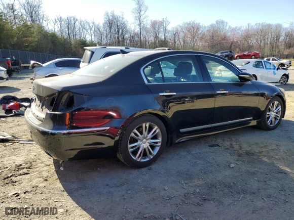 2012 Hyundai Genesis 4.6L with VIN KMHGC4DF6CU172165, listed as a Copart auction lot 49373165 with NaN miles and Salvage Title. Bid and sale history available at carsss.com. Image 3.