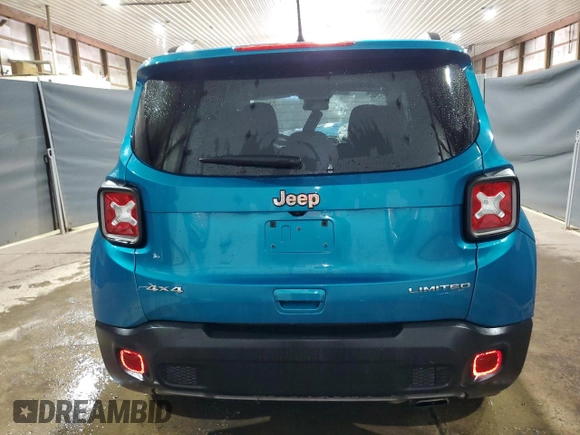 2021 Jeep Renegade Limited with VIN ZACNJDD19MPM29177, listed as a Copart auction lot 66339345 with 49,385 mi miles and Salvage title. Bid and sale history available at DreamBid. Image 6.