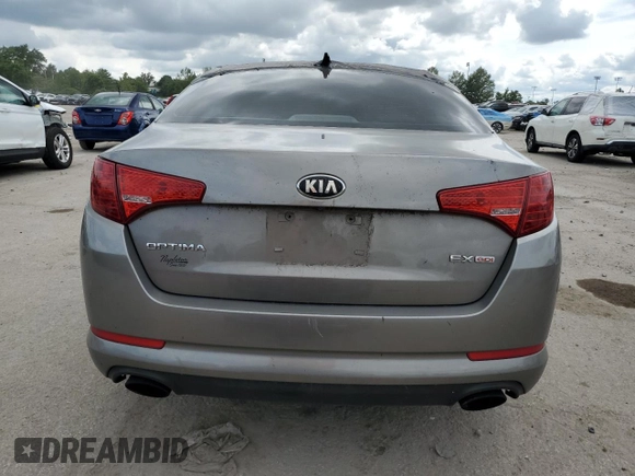 2013 Kia Optima EX with VIN 5XXGN4A77DG132051, listed as a Copart auction lot 60319735 with 200,119 mi miles and Salvage title. Bid and sale history available at DreamBid. Image 6.