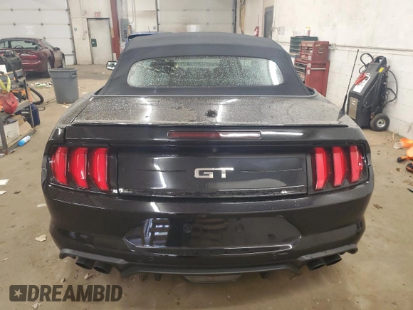 2018 Ford Mustang GT Premium with VIN 1FATP8FF5J5164499, listed as a Copart auction lot 58682785 with 15,885 mi miles and Salvage title. Bid and sale history available at DreamBid. Image 6.