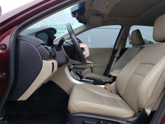 2013 Honda Accord EX-L with VIN 1HGCR2F82DA071858, listed as a Copart auction lot 55749865 with 89,042 mi miles and Salvage Title. Bid and sale history available at DreamBid. Image 7.