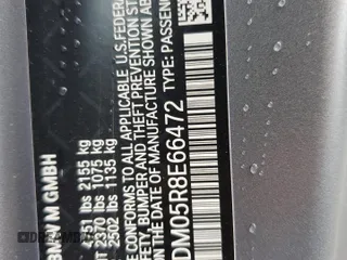 2024 BMW M2 with VIN 3MF13DM05R8E66472, listed as a Copart auction lot 72720884 with 102 mi miles and Salvage Title. Bid and sale history available at carsss.com. Image 12.