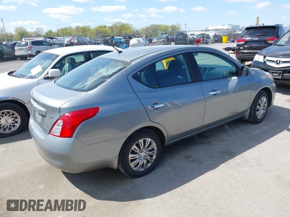 2012 Nissan Versa SL with VIN 3N1CN7AP7CL921404, listed as a IAAI auction lot 42044819 with 126,942 mi miles. Bid and sale history available at carsss.com. Image 4.