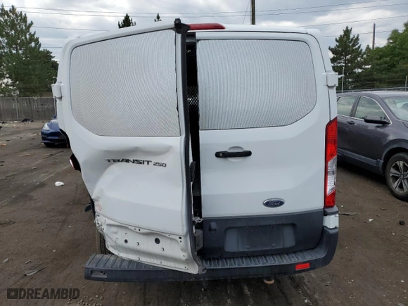 2019 Ford Transit Van with VIN 1FTYR1ZM7KKA86337, listed as a Copart auction lot 63922054 with NaN miles and Salvage Title. Bid and sale history available at carsss.com. Image 6.