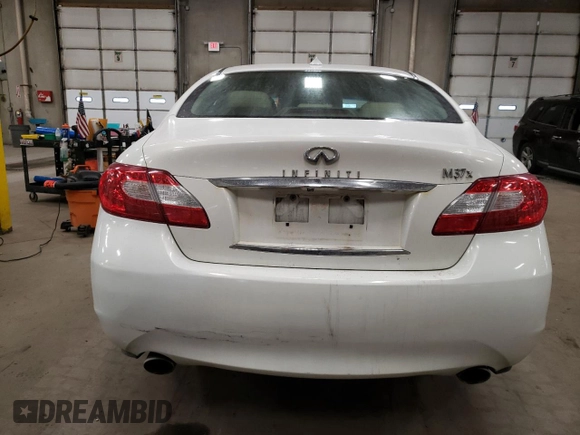 2011 Infiniti M37 with VIN JN1BY1AR6BM372350, listed as a Copart auction lot 84338164 with 233,442 mi miles and Clean Title. Bid and sale history available at carsss.com. Image 6.