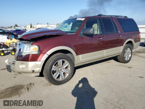 2010 Ford Expedition EL Eddie Bauer with VIN 1FMJK1J54AEB68836, listed as a Copart auction lot 42573305 with 175,999 mi miles and Salvage Title. Bid and sale history available at carsss.com. Image 1.