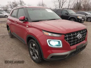 2020 Hyundai Venue SEL with VIN KMHRC8A38LU026229, listed as a IAAI auction lot 41844287 with 73,685 mi miles. Bid and sale history available at carsss.com. Image 1.
