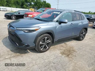2023 Toyota Corolla Cross Hybrid S with VIN 7MUFBABG6PV014406, listed as a Copart auction lot 59944835 with 8,252 mi miles and Salvage title. Bid and sale history available at DreamBid. Image 1.
