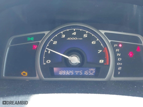 2010 Honda Civic Sdn EX with VIN 19XFA1F84AE026748, listed as a IAAI auction lot 41757095 with 189,325 mi miles. Bid and sale history available at carsss.com. Image 7.