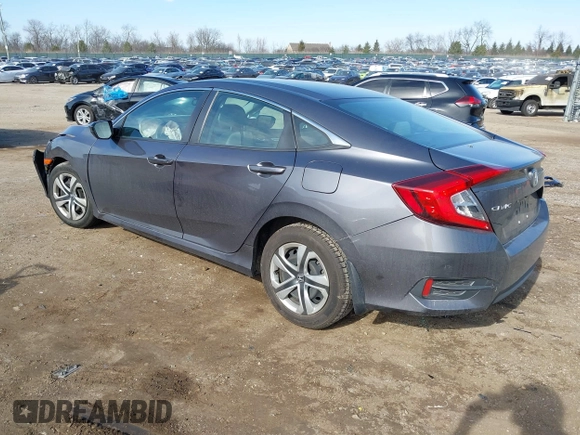 2016 Honda Civic Sedan LX with VIN 19XFC2F59GE002489, listed as a IAAI auction lot 41797162 with 34,284 mi miles. Bid and sale history available at carsss.com. Image 3.