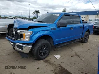 2020 Ford F-150 XL with VIN 1FTEW1E4XLFB00873, listed as a Copart auction lot 58378645 with 109,721 mi miles and Salvage title. Bid and sale history available at DreamBid. Image 1.