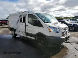 2018 Ford Transit with VIN 1FTYR1ZM1JKA58709, listed as a Copart auction lot 57285645 with 222,673 mi miles and Salvage title. Bid and sale history available at DreamBid. Image 4.