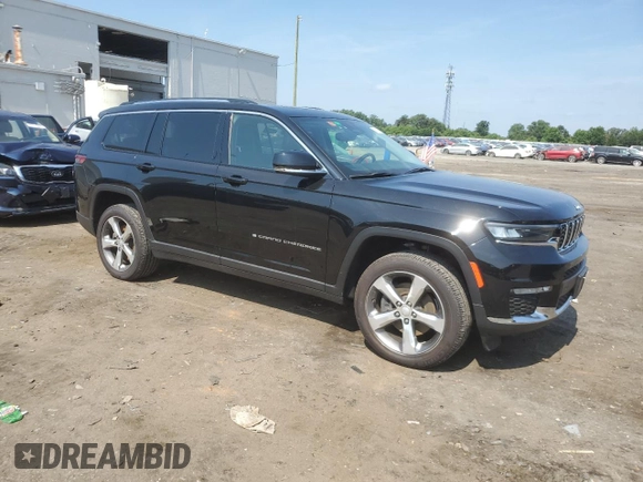 2021 Jeep Grand Cherokee Limited with VIN 1C4RJKBG6M8109919, listed as a Copart auction lot 63210195 with 44,866 mi miles and Clean title. Bid and sale history available at DreamBid. Image 4.
