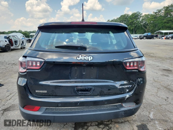 2021 Jeep Compass Sport z VIN 3C4NJCAB7MT588461, wystawiony jako Copart lot #61834045 z przebiegiem 114 732 mil mil oraz Szkoda całkowita • Salvage title. Historia ofert i sprzedaży dostępna na DreamBid. Obrazek 6.