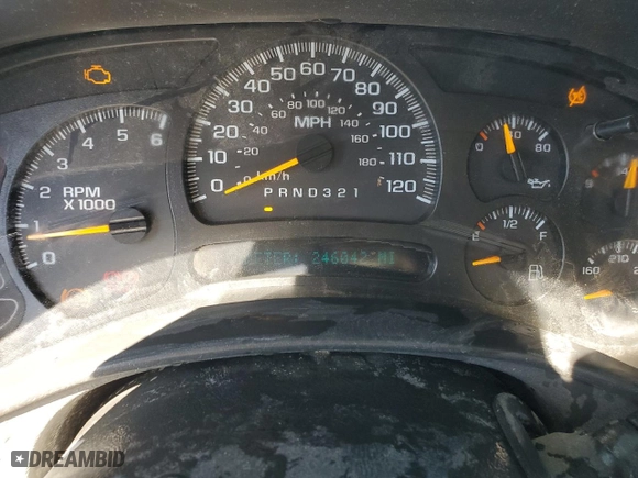 2004 Chevrolet Tahoe LT with VIN 1GNEC13Z34R168575, listed as a Copart auction lot 48863435 with 246,042 mi miles and Salvage Title. Bid and sale history available at carsss.com. Image 9.