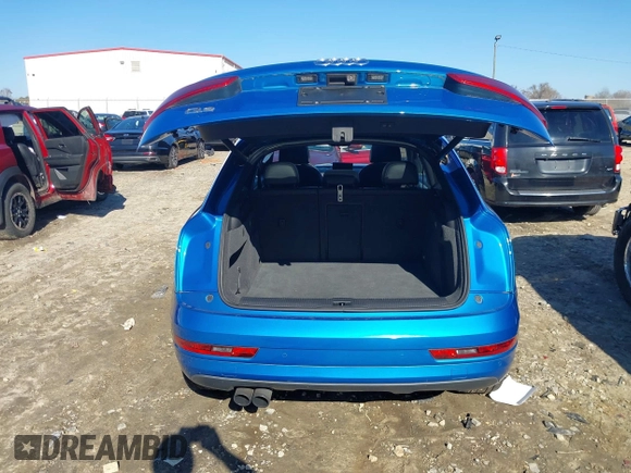 2016 Audi Q3 Premium Plus with VIN WA1BFCFS9GR013895, listed as a IAAI auction lot 41501516 with 79,866 mi miles and . Bid and sale history available at DreamBid. Image 16.