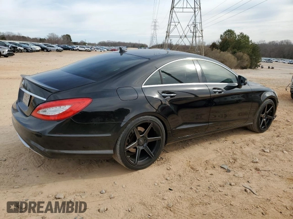 2013 Mercedes-Benz CLS 550 with VIN WDDLJ7DB6DA085060, listed as a Copart auction lot 47722545 with 107,646 mi miles and Salvage title. Bid and sale history available at DreamBid. Image 3.