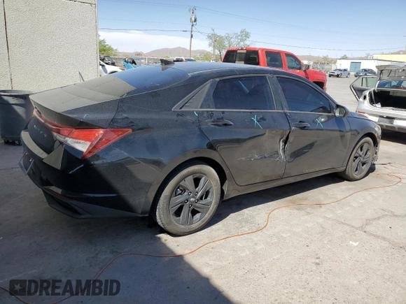 2023 Hyundai Elantra SEL with VIN 5NPLM4AG1PH113473, listed as a Copart auction lot 53543265 with 33,655 mi miles and Salvage title. Bid and sale history available at DreamBid. Image 3.