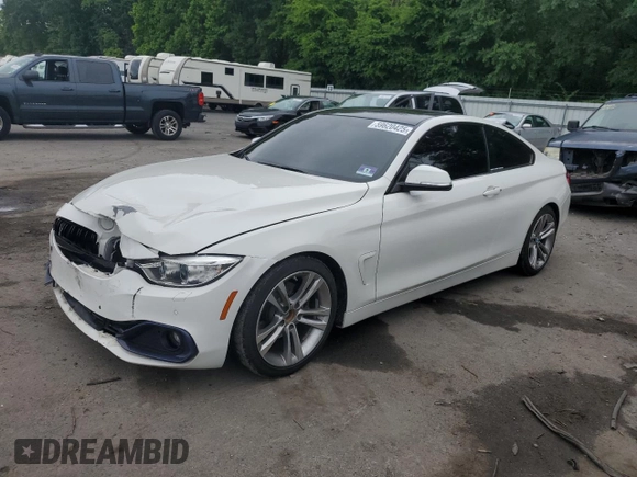 2016 BMW 4 Series 428i xDrive z VIN WBA3N9C53GK248670, wystawiony jako Copart lot #59620425 z przebiegiem 82 921 mil mil oraz Szkoda całkowita • Salvage title. Historia ofert i sprzedaży dostępna na DreamBid. Obrazek 1.