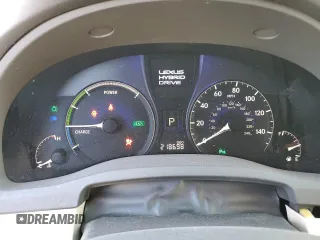 2010 Lexus RX 450h with VIN JTJZB1BA1A2002839, listed as a Copart auction lot 46284065 with 218,698 mi miles and Salvage Title. Bid and sale history available at DreamBid. Image 9.