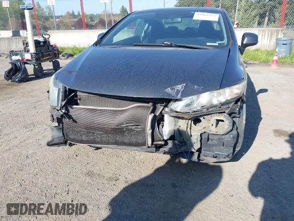 2013 Honda Civic Cpe LX with VIN 2HGFG3B5XDH502386, listed as a IAAI auction lot 42068372 with 204,360 mi miles. Bid and sale history available at carsss.com. Image 6.