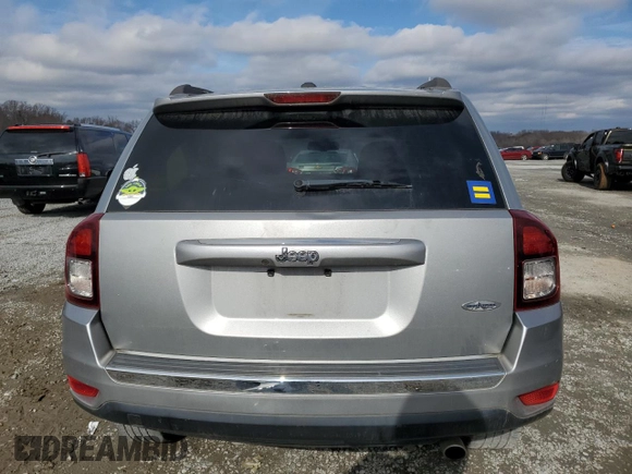 2016 Jeep Compass Latitude with VIN 1C4NJCEA2GD775005, listed as a Copart auction lot 44129875 with 124,540 mi miles and Salvage Title. Bid and sale history available at carsss.com. Image 6.
