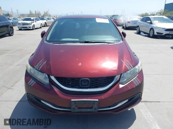 2014 Honda Civic LX with VIN 19XFB2F53EE241116, listed as a IAAI auction lot 42058308 with 204,734 mi miles and . Bid and sale history available at DreamBid. Image 12.