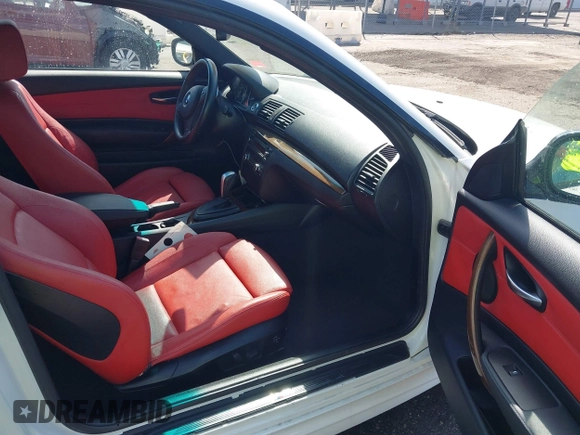 2013 BMW 1 Series 128i with VIN WBAUP7C50DVP24385, listed as a IAAI auction lot 41913737 with 46,217 mi miles and . Bid and sale history available at carsss.com. Image 5.