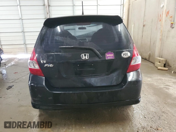 2007 Honda Fit Sport with VIN JHMGD37607S058525, listed as a Copart auction lot 51930865 with 253,811 mi miles and Salvage Title. Bid and sale history available at carsss.com. Image 6.