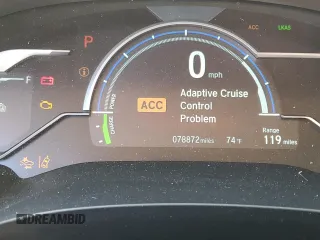 2018 Honda Clarity Plug-In Hybrid Touring with VIN JHMZC5F37JC006857, listed as a Copart auction lot 42941164 with 78,872 mi miles. Bid and sale history available at carsss.com. Image 9.