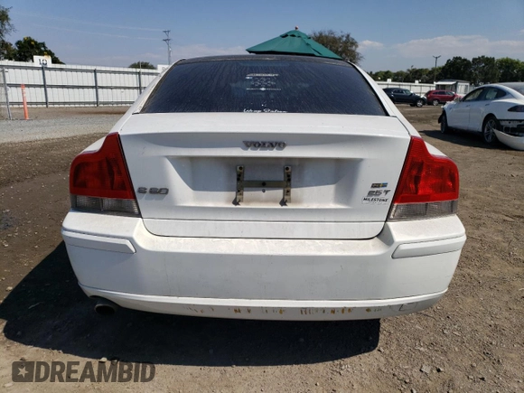 2005 Volvo S60 with VIN YV1RS592652474608, listed as a Copart auction lot 70799774 with 176,672 mi miles and Salvage Title. Bid and sale history available at carsss.com. Image 6.
