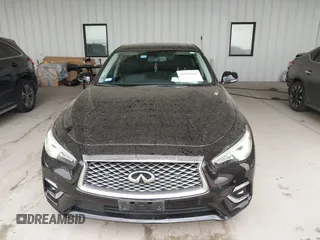 2023 Infiniti Q50 Luxe with VIN JN1EV7BPXPM512588, listed as a IAAI auction lot 41819661 with 30,817 mi miles and . Bid and sale history available at DreamBid. Image 6.