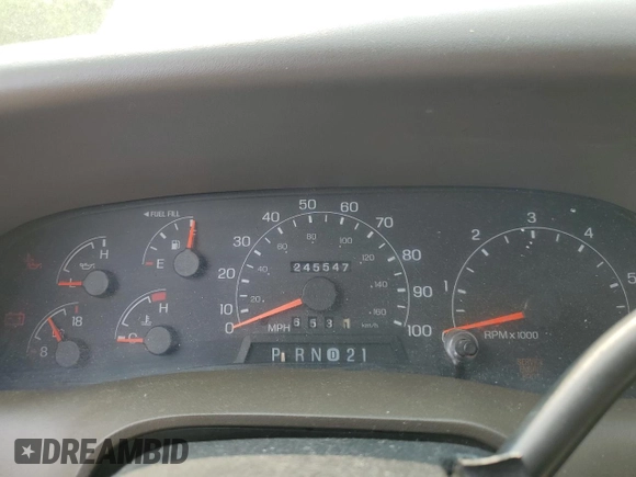 2000 Ford F-250 XL с VIN 1FTNX21L2YEC32524, выставлен на аукционе Copart как лот 59548365 с пробегом 245 547 миль миль и Чистый • Clean title. История ставок и продаж доступна на DreamBid. Изображение 9.