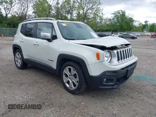 2016 Jeep Renegade Limited z VIN ZACCJADT9GPC74452, wystawiony jako IAAI lot #42172073 z przebiegiem 81 002 mil mil oraz . Historia ofert i sprzedaży dostępna na DreamBid. Obrazek 1.