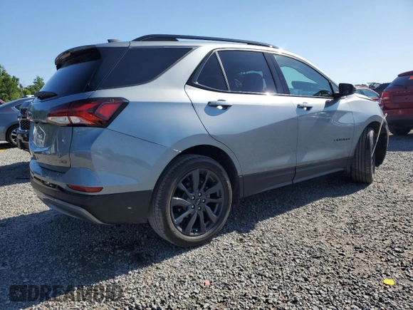 2024 Chevrolet Equinox RS with VIN 3GNAXMEG9RS122480, listed as a Copart auction lot 52601065 with 7,282 mi miles and Salvage Title. Bid and sale history available at DreamBid. Image 3.