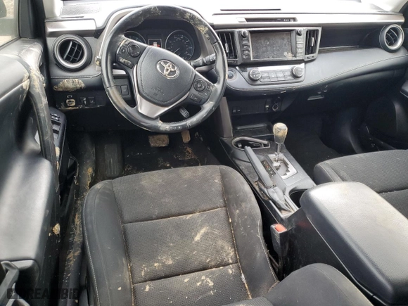 2017 Toyota RAV4 XLE with VIN JTMWFREVXHJ722244, listed as a Copart auction lot 88069705 with 156,360 mi miles and Salvage Title. Bid and sale history available at carsss.com. Image 8.