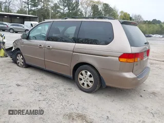 2004 Honda Odyssey EX with VIN 5FNRL18684B072343, listed as a IAAI auction lot 41945142 with 222,990 mi miles and . Bid and sale history available at DreamBid. Image 3.