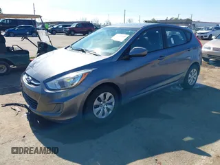 2017 Hyundai Accent SE with VIN KMHCT5AEXHU345127, listed as a IAAI auction lot 41601208 with 155,738 mi miles. Bid and sale history available at carsss.com. Image 2.