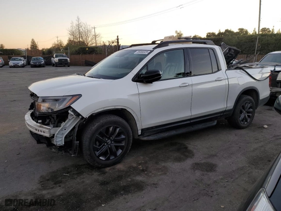 2021 Honda Ridgeline Sport with VIN 5FPYK3F13MB000426, listed as a Copart auction lot 88468325 with 16,513 mi miles and Salvage Title. Bid and sale history available at carsss.com. Image 1.