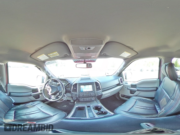 2018 Ford F-150 XL with VIN 1FTEW1EG6JFA90964, listed as a Copart auction lot 59808695 with 144,626 mi miles and Salvage title. Bid and sale history available at DreamBid. Image 15.