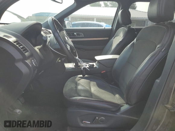 2018 Ford Explorer XLT with VIN 1FM5K8D86JGB15463, listed as a Copart auction lot 59992605 with 87,491 mi miles and Salvage title. Bid and sale history available at DreamBid. Image 7.