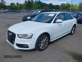 2015 Audi A4 Premium with VIN WAUDFAFL4FA016306, listed as a IAAI auction lot 42267855 with 140,647 mi miles and . Bid and sale history available at DreamBid. Image 2.