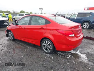 2015 Hyundai Accent GLS with VIN KMHCU4AE3FU806849, listed as a IAAI auction lot 41935761 with 147,784 mi miles. Bid and sale history available at carsss.com. Image 3.
