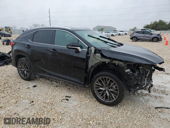 2022 Lexus RX with VIN 2T2YZMDA6NC343309, listed as a Copart auction lot 50161385 with 37,728 mi miles and Salvage Title. Bid and sale history available at carsss.com. Image 4.