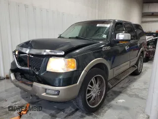 2003 Ford Expedition Eddie Bauer с VIN 1FMFU17L33LC31056, выставлен на аукционе Copart как лот 55680275 с пробегом 124 379 миль миль и Списание • Salvage title. История ставок и продаж доступна на DreamBid. Изображение 1.