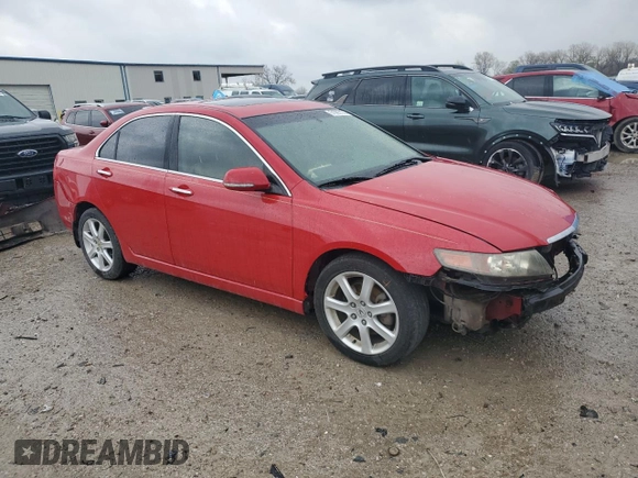 2005 Acura TSX with VIN JH4CL96825C032653, listed as a Copart auction lot 51695135 with 195,182 mi miles and Salvage Title. Bid and sale history available at DreamBid. Image 4.