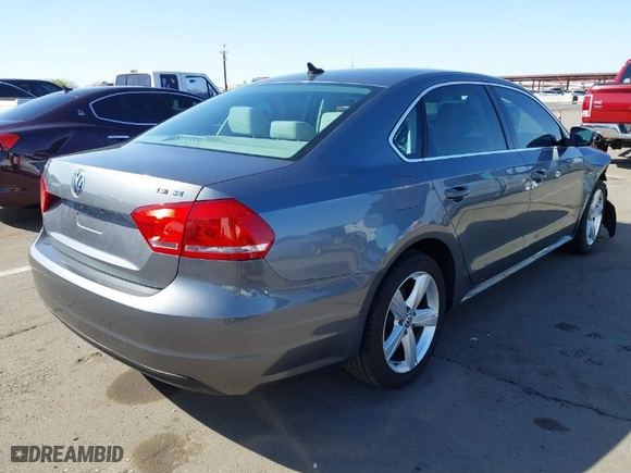 2014 Volkswagen Passat SE w/Sunroof with VIN 1VWBT7A34EC110750, listed as a IAAI auction lot 41754525 with 101,416 mi miles. Bid and sale history available at carsss.com. Image 4.