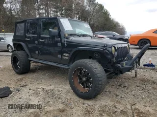 2008 Jeep Wrangler Unlimited Sahara with VIN 1J4GA59168L580525, listed as a Copart auction lot 47147905 with 223,138 mi miles and Salvage Title. Bid and sale history available at carsss.com. Image 4.
